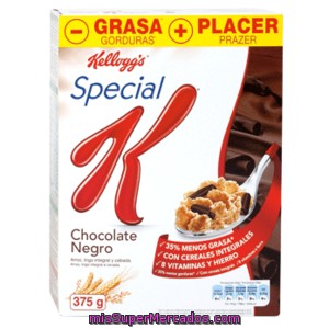Kellogs Cereales Special K Con Chocolate Negro Caja 375 Gr