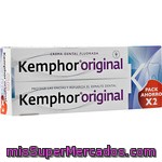Kemphor Pasta Dentífrica Fluorada Pack 2 Tubo 75 Ml