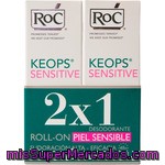 Keops Sensitive Desodorante Roll On Sudoración Normal-alta Para Pieles Sensibles Pack 2 Unidades