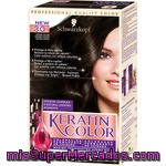 Keratin Color Tinte Nº 3.0 Castaño Oscuro Coloración Permanente De Cuidado Caja 1 Unidad