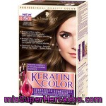 Keratin Color Tinte Nº 5.0 Castaño Claro Coloración Permanente De Cuidado Caja 1 Unidad