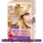 Keratin Color Tinte Nº 9.0 Rubio Muy Claro Coloración Permanente De Cuidado Caja 1 Unidad