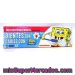 Kin Dentífrico Bob Esponja Sabor Fresa 50ml