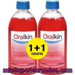 Kin Oralkin Enjuague Bucal Antiséptico Pack 2 500ml Uso Diario 1 Unidad