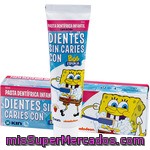 Kin Pasta De Dientes Infantil Bob Sponja A Partir De 2 Años Tubo 50 Ml