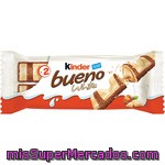 Kinder Bueno Kinder Bueno White Barritas De Chocolate Blanco Y Avellanas 2 Uds Estuche 43 G