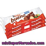 Kinder Bueno Leche Y Avellanas Pack 3 X 2 Barritas Estuche 129 G