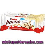 Kinder Bueno White Barrita Choco P3