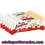 Kinder Bueno White Barritas De Chocolate Blanco Y Avellanas Pack 6x2 Envase 258 G
