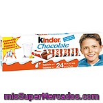 Kinder Chocolate Con Leche 24 Porciones Estuche 300 G