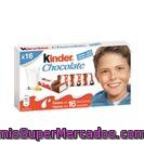 Kinder Chocolate Tableta En Porciones 16 Uds 200 Gr
