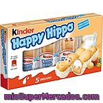 Kinder Happy Hippo Pack 5 Unidades Envase 102 G