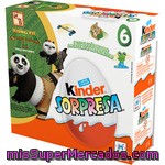 Kinder Huevo Sorpresa Pack 6 X 20 G Diseños Surtidos Estuche 120 G