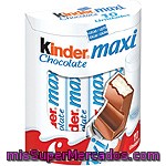 Kinder Maxi Chocolate 10 Barritas Estuche 210 G
