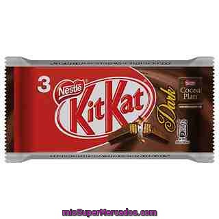Kit Kat Barritas De Chocolate Negro 70% 3 Unidades 124,5 G