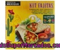 Kit Para Hacer Fajitas (8 Tortillas De Trigo, Salsa Para Fajitas A Base De Tomate Con Hortalizas Y Sobre Sazonador) Auchan 505 Gramos