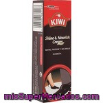 Kiwi Limpia Calzado Crema Marrón Sin Aplicador Tubo 50 Ml Nutre Protege Y Da Brillo
