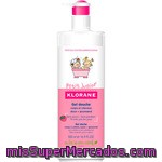 Klorane Junior Gel De Ducha Para El Cuerpo Y El Cabello A La Leche De Semillas De Algodón Frasco 500 Ml Perfume Frambuesa