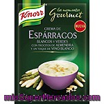 Knorr Los Momentos Gourmet Crema De Espárragos Blancos Y Verdes Con Trocitos De Almendra Sobre 49 G