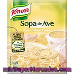 Knorr Sopa De Ave Con Fideos Finos Sobre 61 G