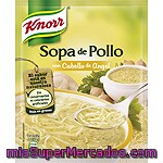 Knorr Sopa De Pollo Con Cabello ángel Sobre 74 G