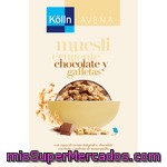 Kolln Muesli Crujiente, Copos De Avena Integrales, Chocolate Con Leche Y Galletas De Mantequilla Paquete 500 G