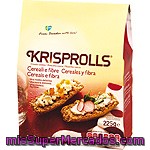 Krisprolls Panecillos Suecos Cereales Y Fibra Paquete 225 G