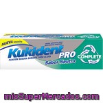 Kukident Pro Complete Crema Adhesiva Para Dentaduras Postizas Sabor Neutro Tubo 47 G