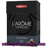 L'arome Fortissimo Marcilla Estuche 10 Uds