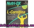 L- Carnitina Líquida Con Vitamina B6 Nutri-dx 10 Unidades De 10 Mililitros