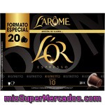 L'or Espresso Café Ristretto Intensidad 10 Compatible Con Nesspreso Estuche 20 Cápsulas