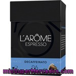 L'or Espresso Decaffeinato 06 Cápsulas Compatibles Con Máquinas De Café Nespresso 10 Uds Estuche 50 G