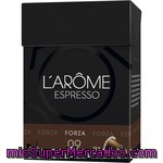 L'or Espresso Forza 09 Cápsulas Compatibles Con Máquinas De Café Nespresso 10 Uds Estuche 52 G