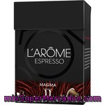 L'or Espresso Magma 11 Cápsulas Compatibles Con Máquinas De Café Nespresso 10 Uds Estuche 52 G