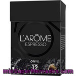 L'or Espresso Onyx 12 Cápsulas Compatibles Con Máquinas De Café Nespresso 10 Uds Estuche 52 G