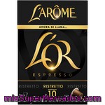 L'or Espresso Ristretto 10 Cápsulas Compatibles Con Máquinas De Café Nespresso 10 Uds Estuche 52 G