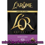 L'or Espresso Sontuoso 07 Cápsulas Compatibles Con Máquinas De Café Nespresso 10 Uds Estuche 52 G