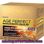 L'oreal Age Perfect Renacimiento Celular Crema De Noche Reconstituyente Tarro 50 Ml Piel Radiante