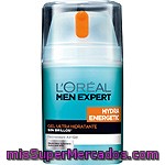 L'oreal Men Expert Hydra Energetic Gel Ultra Hidratante Sin Brillos Fluido Polar Dosificador 50 Ml