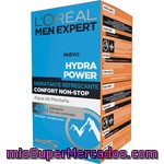 L'oreal Men Expert Hydra Power Crema Hisratante Refrescante Confort Non-stop Agua De Montaña 48h Dosificador 50 Ml