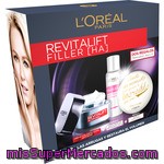 L'oreal Pack Revitalift Filler Crema Voluminizadora Anti-edad + Regalo Agua Micelar Desmaquillante + Regalo De Un Espejo