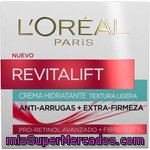 L'oreal Revitalift Crema Antiarrugas Hidratante Textura Ligera Tarro 50 Ml Para Pieles Normales A Mixtas