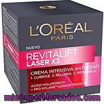 L'oreal Revitalift Laser X3 Crema Antiarrugas Intensiva Anti-edad Con ácido Hialurónico Tarro 50 Ml Para Todo Tipo De Piel