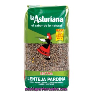 La Asturiana Lenteja Pardina Bolsa 1kg