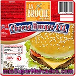 La Broche Hamburguesa Cheese Burger Xxl Con Ketchup Y Mostaza Envase 190 G