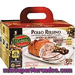 La Carloteña Pollo Relleno Con Huevo, Jamón Serrano Y Dátiles Asado Al Horno 6 Raciones Caja 1,5 Kg