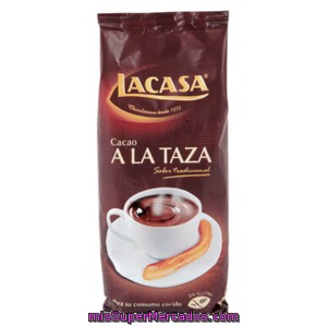 La Casa Cacao A La Taza Bolsa 400 Gr