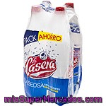 La Casera Gaseosa Cero Calorías Pack 4 Botella 1,5 L