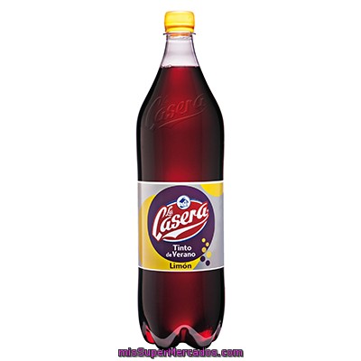 La Casera Tinto De Verano Sabor Limón Botella 1,5 L