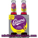 La Casera Tinto De Verano Sabor Limón Pack 4 Botella 27,5 Cl